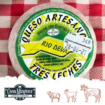 Queso 3 leches madurado - Casa Mínguez